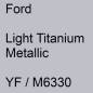 Preview: Ford, Light Titanium Metallic, YF / M6330.